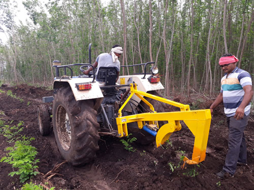 Stump Remover /Tree Root Puller - Photo