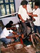 Application of indigenous technology in water - Photo