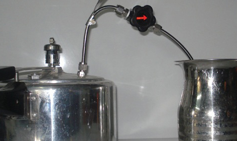 Pressure Cooker Coffee Maker - Photo