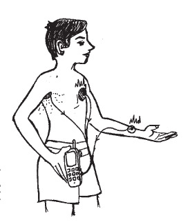 Charging mobiles using human pulse - Photo