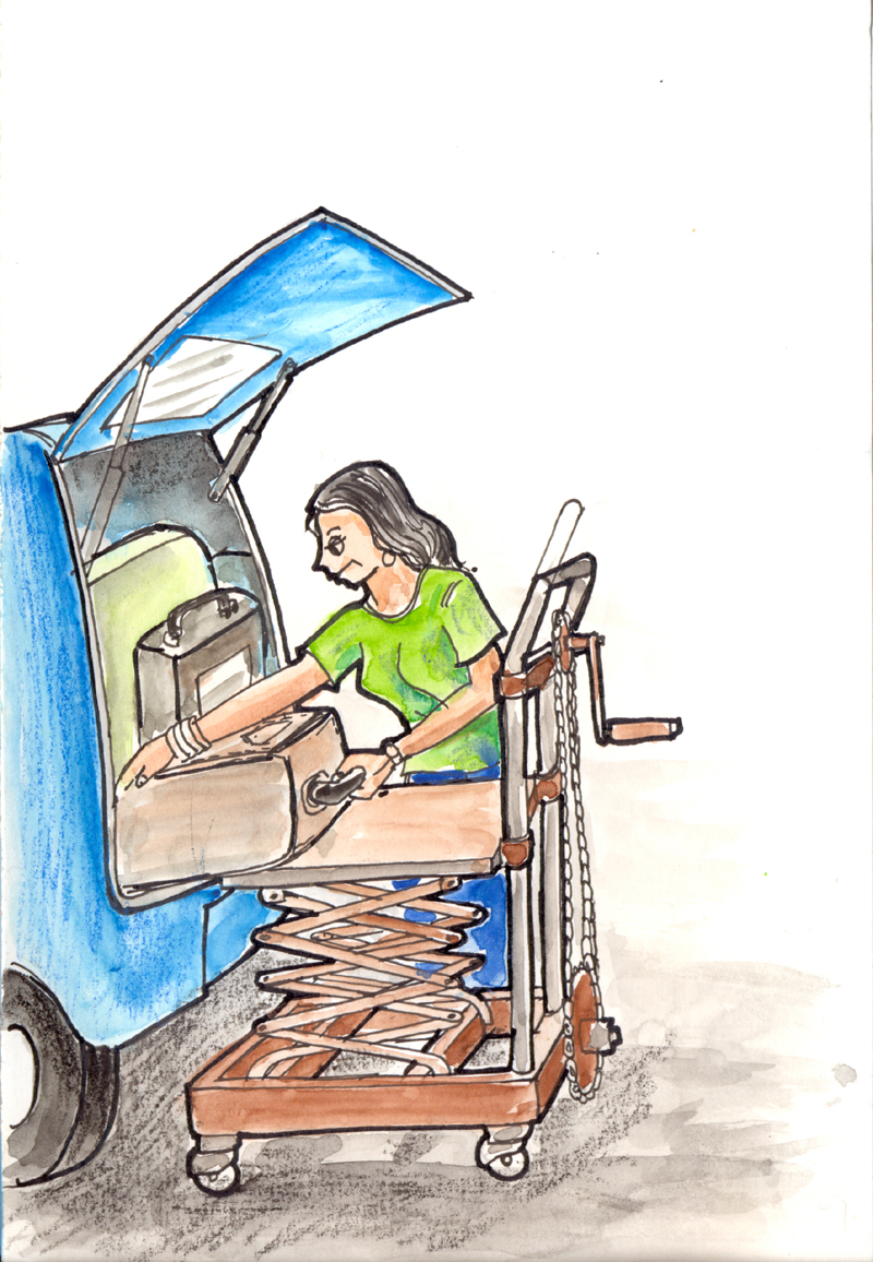 Mechanical porter - Photo