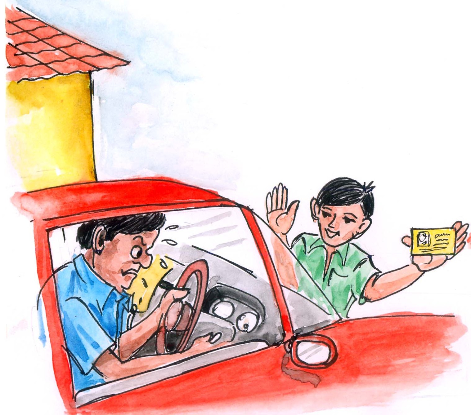 Preventing people from driving without a license - Photo