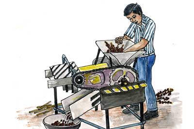 Lac processing machine - Photo