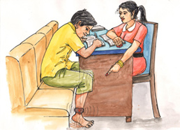 Gadget that helps people suffering from restless leg syndrome - Photo