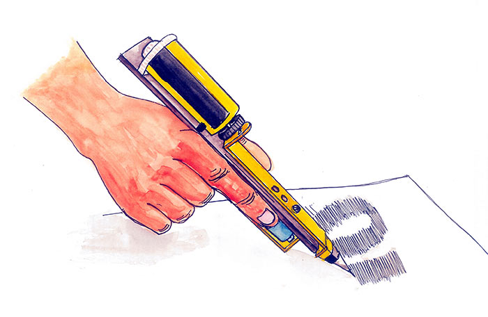 Innovative shading tool for drawing - Photo