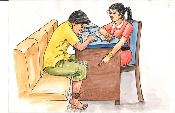 Image of Gadget that helps people suffering from restless leg syndrome