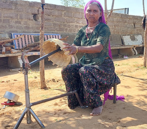 Image of  Bamboo Basket Weaving Machine
