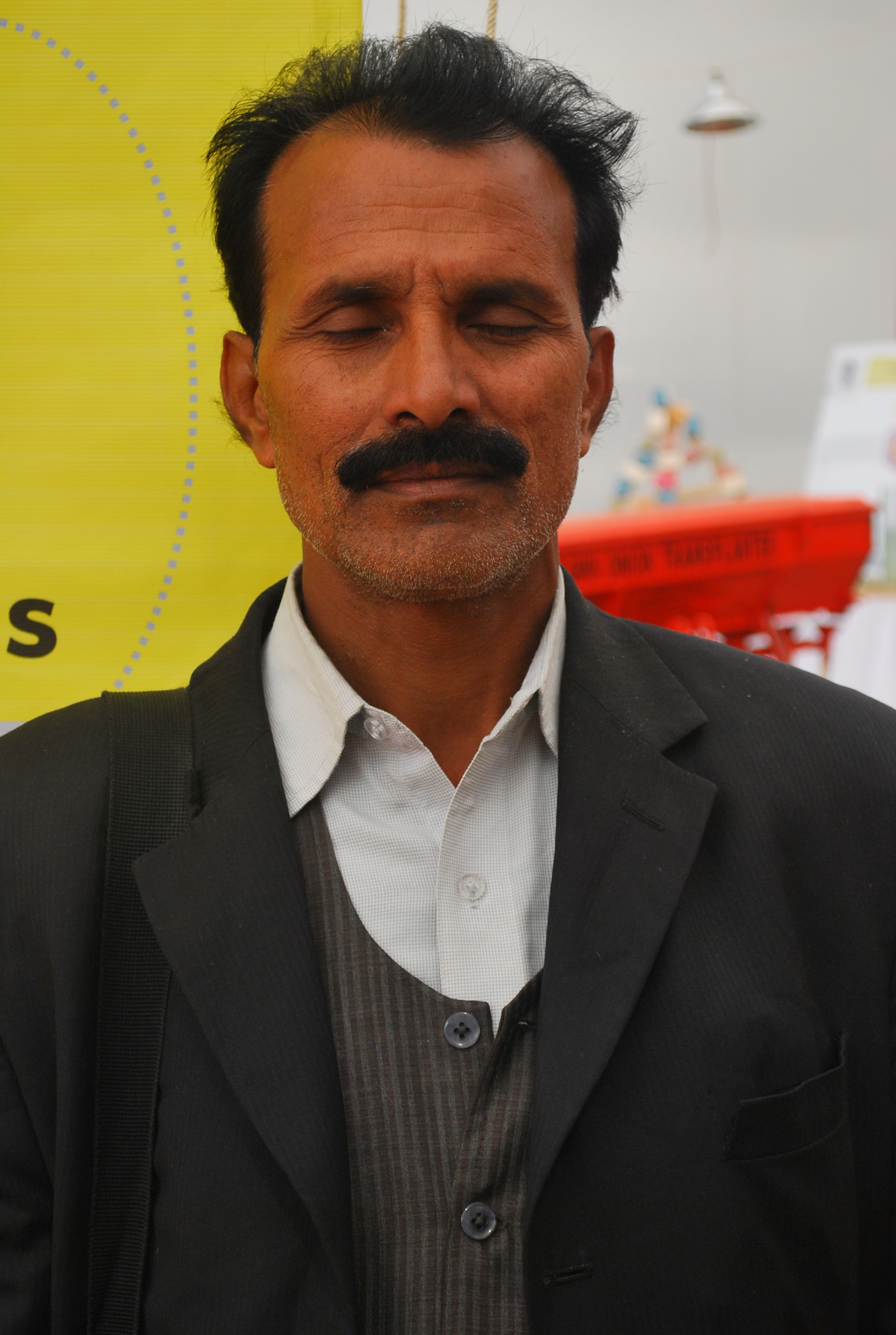 volunteer Jay Prakash Singh