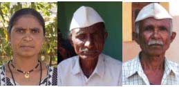 volunteer Yashwantbhai Gauli, Sudhakarbhai Gauli, Smt. Yasodaben Chaudhari