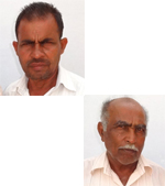 volunteer J R Dhanraj and K Mani