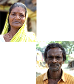 volunteer Shatadal Ghorai and Narugopal Ghorai (Community representatives)