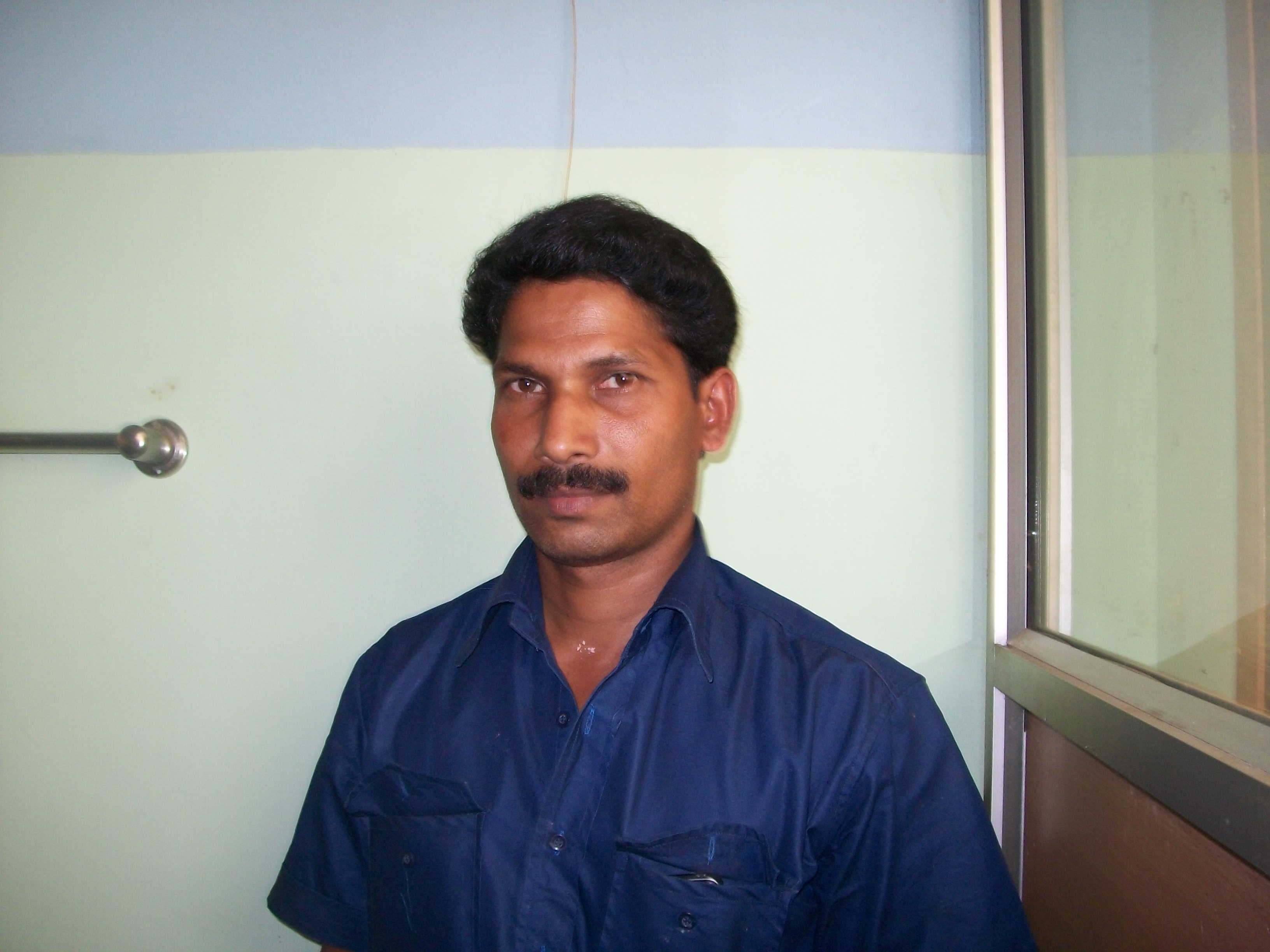 volunteer P. K. Ravi