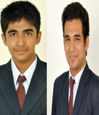 volunteer Preyansh Kotecha and Karan Khatri